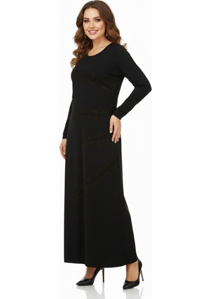 Kadın Uzun Kol Taşlı Sandy Elbise BGL-ST04663 fiyatları