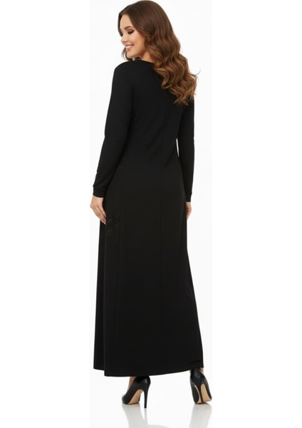 Kadın Uzun Kol Taşlı Sandy Elbise BGL-ST04663 fırsatları