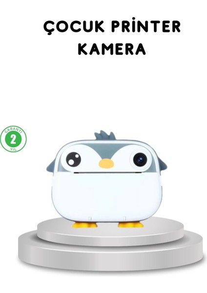 Buğz Çocuk Fotoğraf Makinesi Termal Baskılı Anında Çıktı Hd Video Kayıtlı
