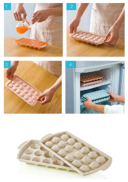 Buğz Elmas 18 Bölmeli Buz Kalıbı