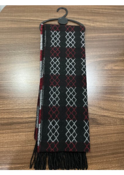 Unisex Floş Yün Desenli Şal Atkı (190 Cm) fiyatları