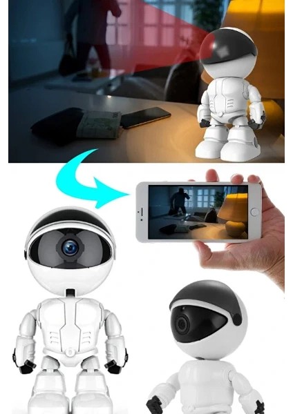 Buğz Robot Görünümlü Wi-Fi Bebek Kamerası modelleri