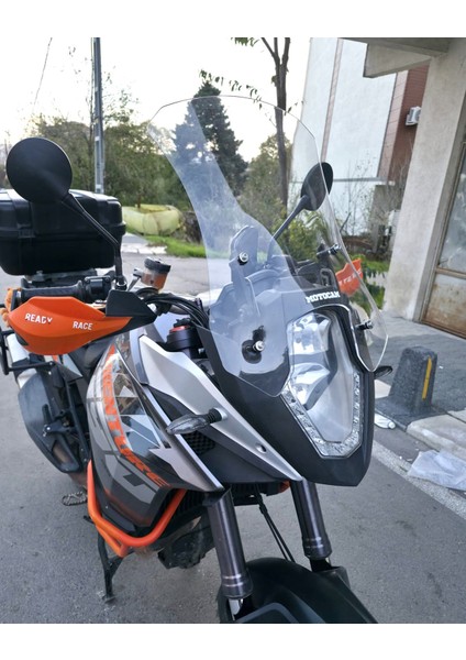 Ktm 1090 Siperlik Ön Cam 2008-2017 Model 56CM Şeffaf Renkli 4mm indirimleri
