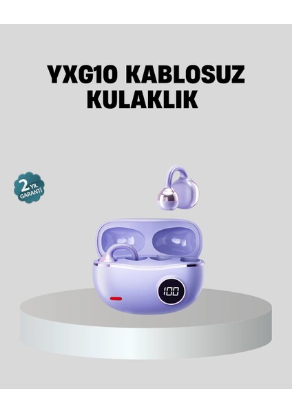 Buğz Kulak Arkası Klipsli Bluetooth Kulaklık YXG10 Silikon Malzemeli Ergonomik