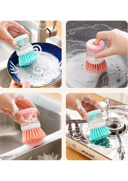 Buğz Deterjan Hazneli Bulaşık Yıkama Fırçası