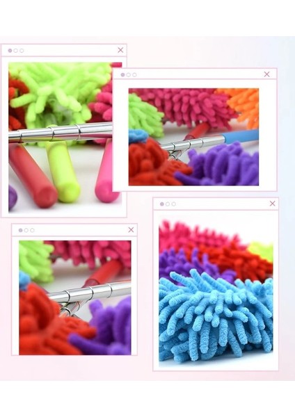 Buğz Teleskopik Mikrofiber Toz Alma Fırçası modelleri