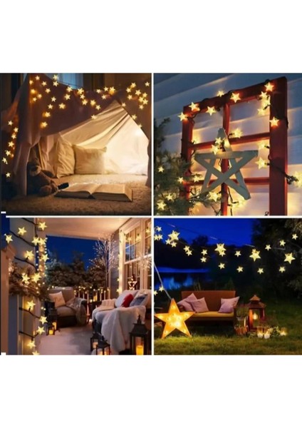 Buğz Solar 8 Fonksiyonlu 7 Metre 30 Yıldız LED