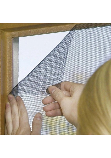 Buğz Yapışkanlı Çift Kanat Sineklik