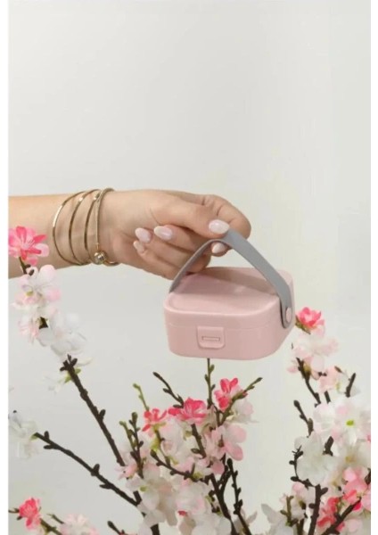 Buğz Aynalı Makyaj Kutusu Çanta Boy