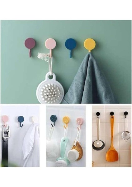 Buğz Kendinden Yapışkanlı Renkli Duvar Askısı