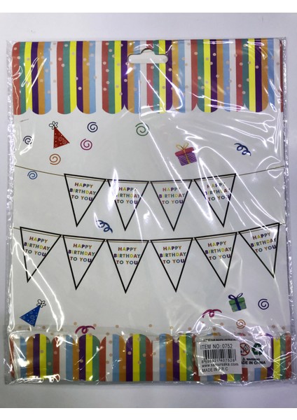 Buğz Happy Birthday To You Flama Bayrak Süsü