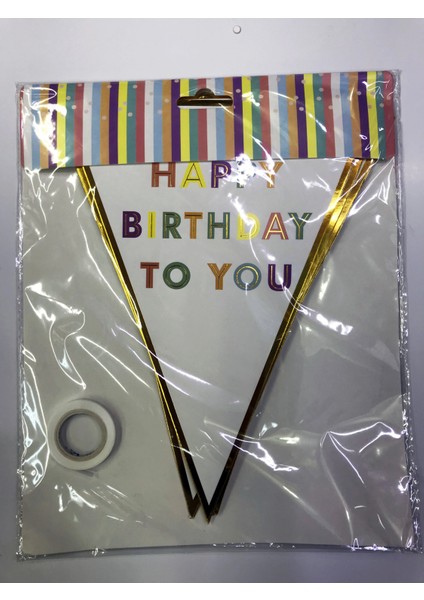 Buğz Happy Birthday To You Flama Bayrak Süsü fiyatları