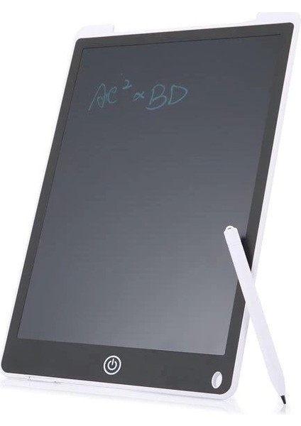 Buğz T12 Beyaz Writing Tablet LCD 12 Inç Dijital Kalemli Çizim Yazı Tahtası