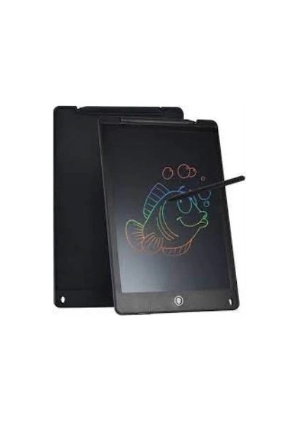 Buğz T12 Siyah Writing Tablet LCD 12 Inç Dijital Kalemli Çizim Yazı Tahtası