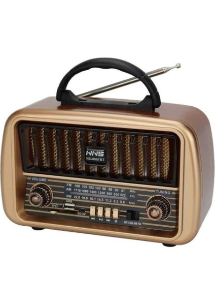 Buğz Klasik Taşınabilir Model Nostaljik Radyo