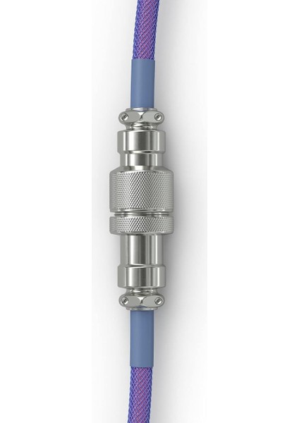 Sarmal Klavye Kablosu - Mekanik Oyun Klavyesi Sarmal Kablo Için Sarmal USB C Kablosu Zanaatkâr Örgülü Kablolar - Özel Klavye Kablosu (Nebula) modelleri