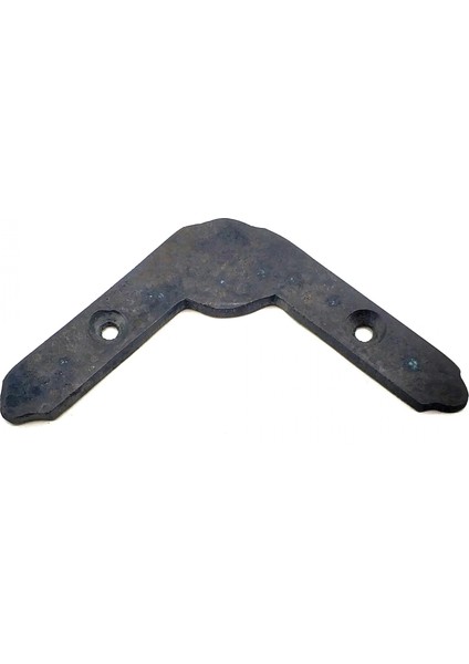 Buğz Antika Tarz Dekoratif Pirinç Dövme Gönye - Üst, 80X80MM, Oksit