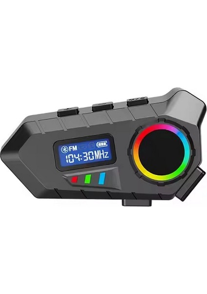 Buğz Y30 Kask Kulaklık Bluetooth Motosiklet Kulaklık Rgb Radyolu Intercom indirimleri