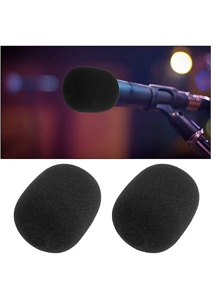 2 Adet SM58 Mikrofon Pop Filtresi Yedek Shure SM58 PGA48-XLR PGA48 SM58 BETA58A SM48 SM58-S SM58-CN Küre Mikrofon 7,6 x 6,5 Cm, Siyah modelleri