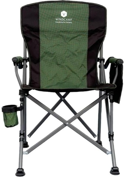 Everything For Camping Katlanır Kamp Sandalyesi Lüx - Yeşil