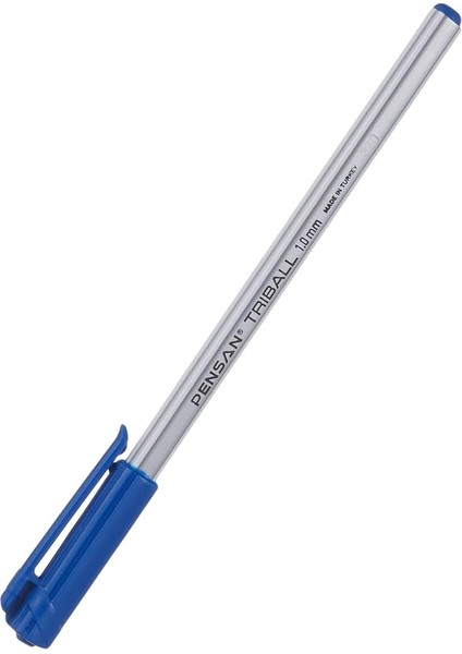 PE01003TKMA Trıball Tükenmez Kalem Mavi 12.li
