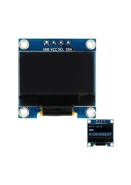 OLED 0.96 Inç 128X64 Piksel Ekran Modülü - Mavi fiyatları