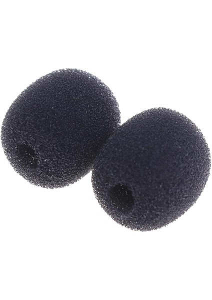 15ADET Siyah Mikrofon Rüzgar Kapağı Küçük Boy Lavalier Yaka Mikrofonu Için Yüksek Yoğunluklu Kalitesi