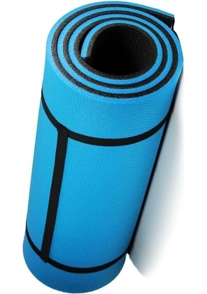 16 mm Pilates Minderi - 180X60 cm Kalın Yoga ve Egzersiz Matı, Kaymaz ve Yumuşak Yüzey, Taşınabilir ve Dayanıklı Spor Matı, Mavi fiyatları