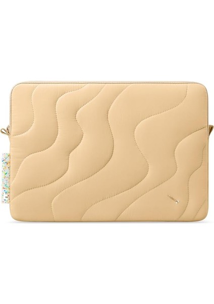 360° Kasa Kılıfı Için 13 Inç Yeni MacBook Air 2024-2018 M3/A3113 M2/A2681 M1/A2337, 13 Inç MacBook Pro M2/A2686 M1/A2338 2022-2016, Hafif Yumuşak Tatlı Kapitone Kabarık Kılıf