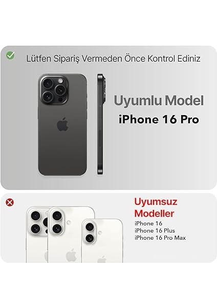iPhone 16 Pro Için Fiber Karbon Materyal Arka Bölüm Metal Lens Çerçeveli ve Metal Tuşlu Sararmayan ve Çizilmeyen Güçlü Darbe Emici Premium Silikon Kılıf (Gri, 16 Pro) indirimleri