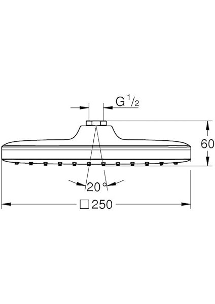 Tempesta 250 Cube Tepe Duşu 1 Sprey fırsatları