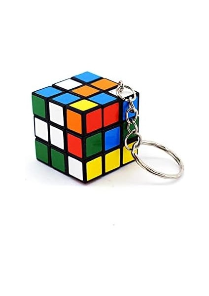 Zeka Küpü Sihirli Mini Rubik Anahtarlık modelleri