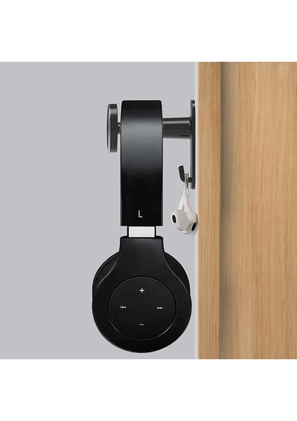 Kulaklık TUTUCU,Z18 Kulaklık Tutucu Bilgisayar Oyun Kulaklığı Askı Teleskopik Tasarım Kulaklık Tutucu Duvar Oyun Kulaklıkları Için Ekran Standı Raf Bilgisayar Gamer modelleri