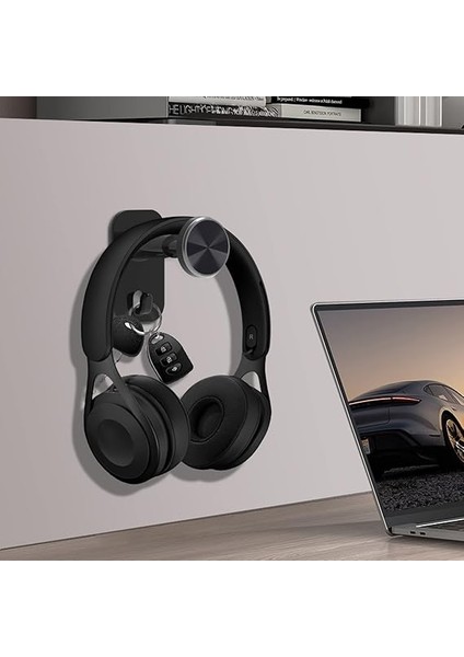 Kulaklık TUTUCU,Z18 Kulaklık Tutucu Bilgisayar Oyun Kulaklığı Askı Teleskopik Tasarım Kulaklık Tutucu Duvar Oyun Kulaklıkları Için Ekran Standı Raf Bilgisayar Gamer fırsatları