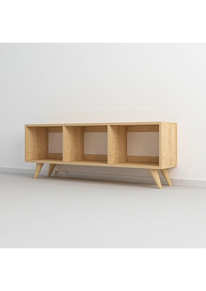 Dizayn Tina Açık Raflı Tv Sehpası Safir Meşe indirimleri