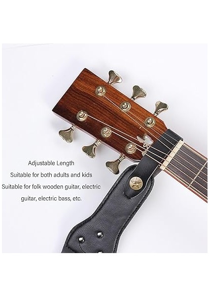 Vintage Işlemeli Gitar Askısı Geniş Gitar Kemer Jakarlı Örgü Askı Uzunluğu Ayarlanabilir Gitar Omuz Elektrik Gitar Bas Için (Blue) modelleri