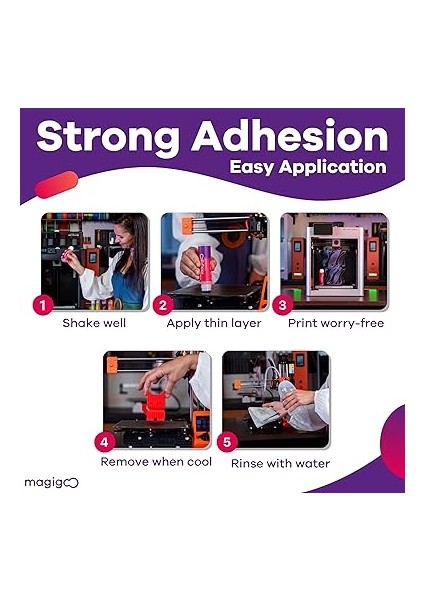 Original 50ML - 3D Yazıcı Baskı Yapıştırıcısı modelleri