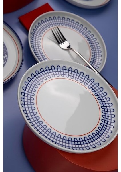 Porselen Moderna 6 Kişilik 19 cm Pasta Takımı Sofia modelleri