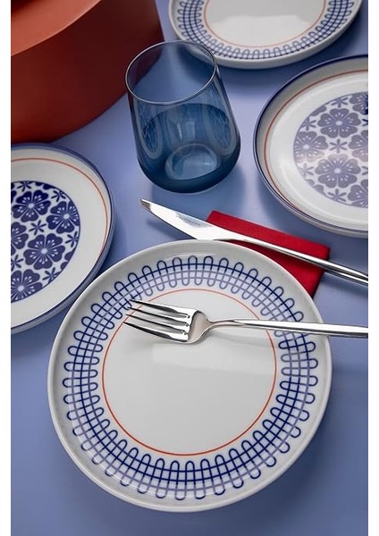 Porselen Moderna 6 Kişilik 19 cm Pasta Takımı Sofia fırsatları