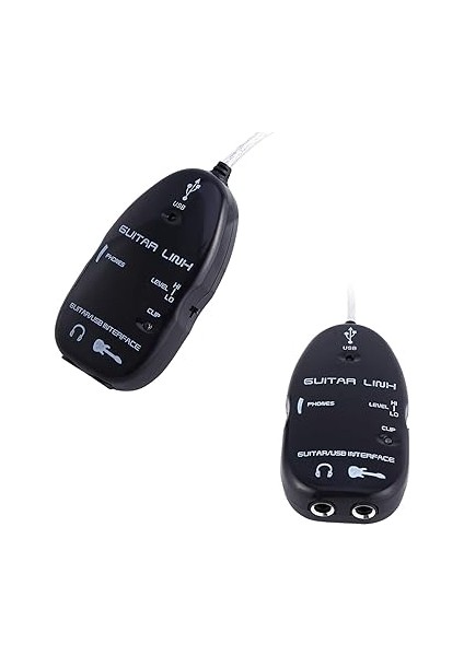 Gitar Arayüzü 20 × 15 × 3 Gitar Pc Kayıt Adaptörü Için USB Arayüzü Kablo Bağlantısı fırsatları