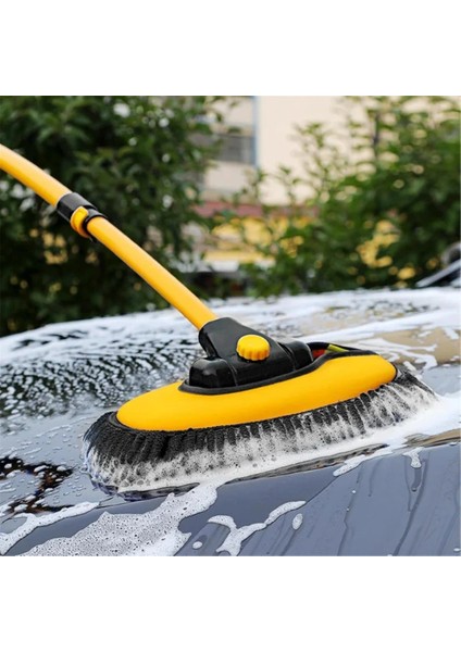 Buğz Teleskopik Saplı Kuru Islak Oto Yıkama Fırçası