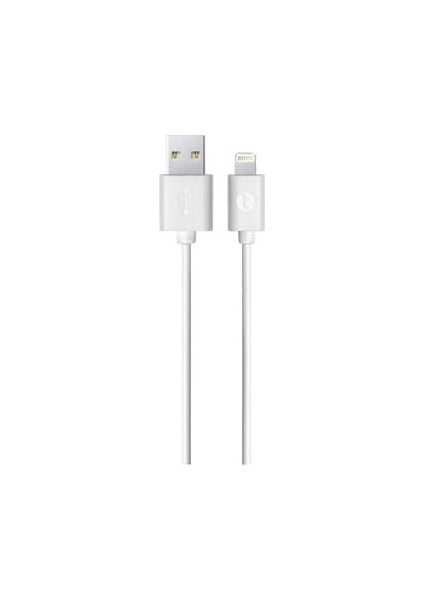 Taks Lightning Kablo 100 cm 5DK34B - Beyaz (2 Yıl Garantili) (Iphone Beyaz)