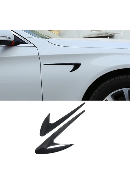 Mercedes Tip Çamurluk Havalandırma Venti Uzun Parlak Siyah NKT84