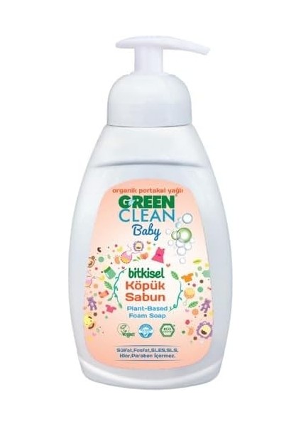 Green Clean Green Clean Baby Köpük Sabun 450 ml x 2 Adet fiyatları