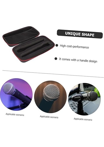 Kablosuz Mikrofon Taşıma Çantası Su Geçirmez Darbe Dayanıklı Hafif Mikrofon Kılıfı Seyahat Için Uygun Sırt Çantası Veya Valize Kolayca Sığdırılabilir modelleri