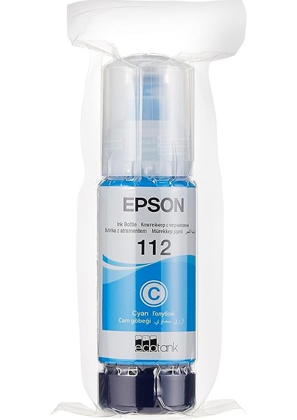 112 Ecotank Pigment Mavi Mürekkep Şişe fiyatları