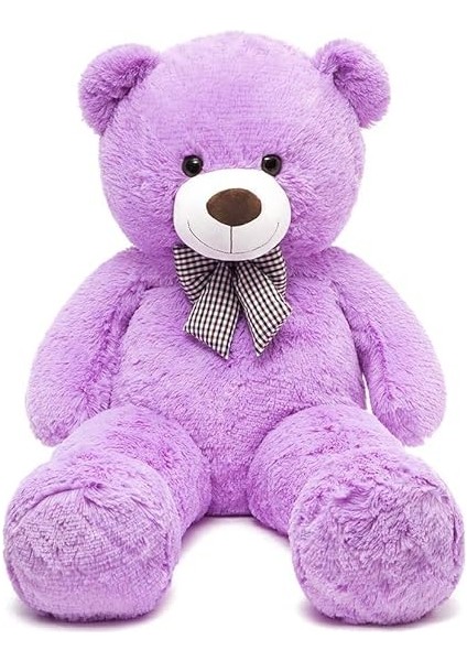 Ayı 120 cm Papyonlu Sevimli Ayı - Sevgiliye En Özel Hediye Mor fiyatları