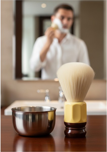 Premium Tıraş Fırçası - %100 Domuz Kılı - Yoğun Köpük, Pürüzsüz Tıraş 722391 modelleri