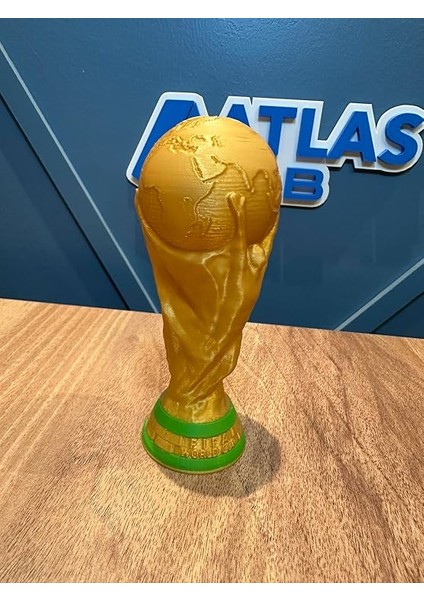 Dünya Kupası Temalı Kupa – 15 cm 3D Baskı Altın Renk Şampiyonluk Figürü (World Cup) modelleri