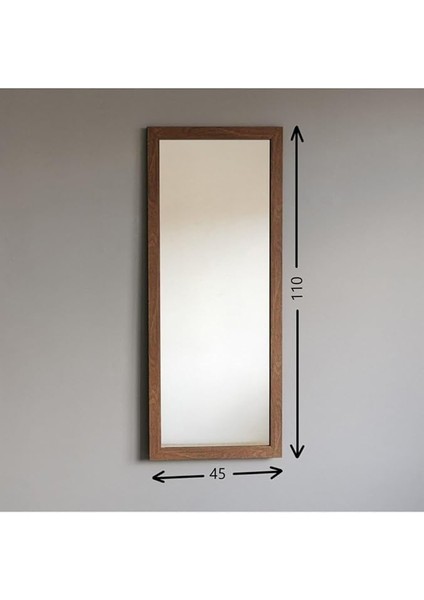 Ceviz Dekoratif Ayna 45X110 cm A207 fırsatları